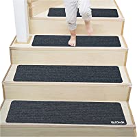 Alfombrillas antideslizantes de madera de 20-3 x 76-2 cm para interiores y escaleras de madera- antideslizantes…
